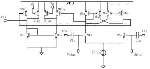 Ultrahigh-speed low-jitter multi-phase clock circuit