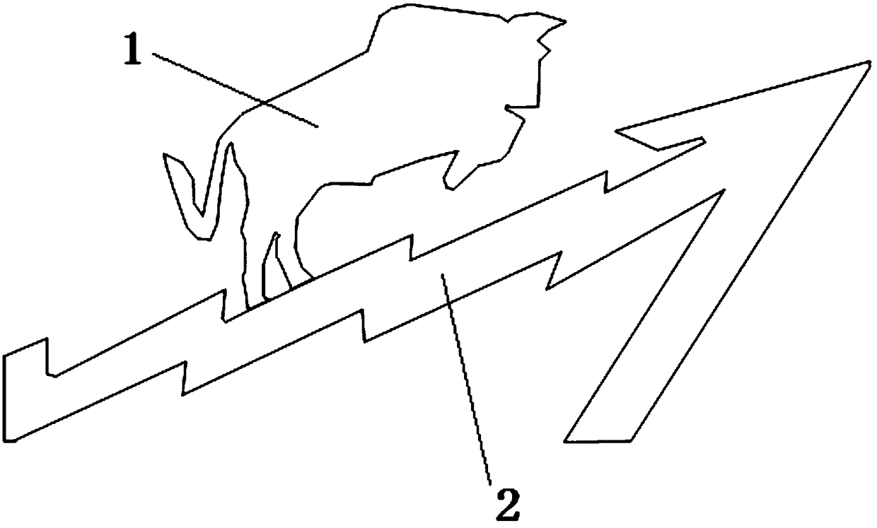 Rosewood mobile phone holder and preparation method thereof