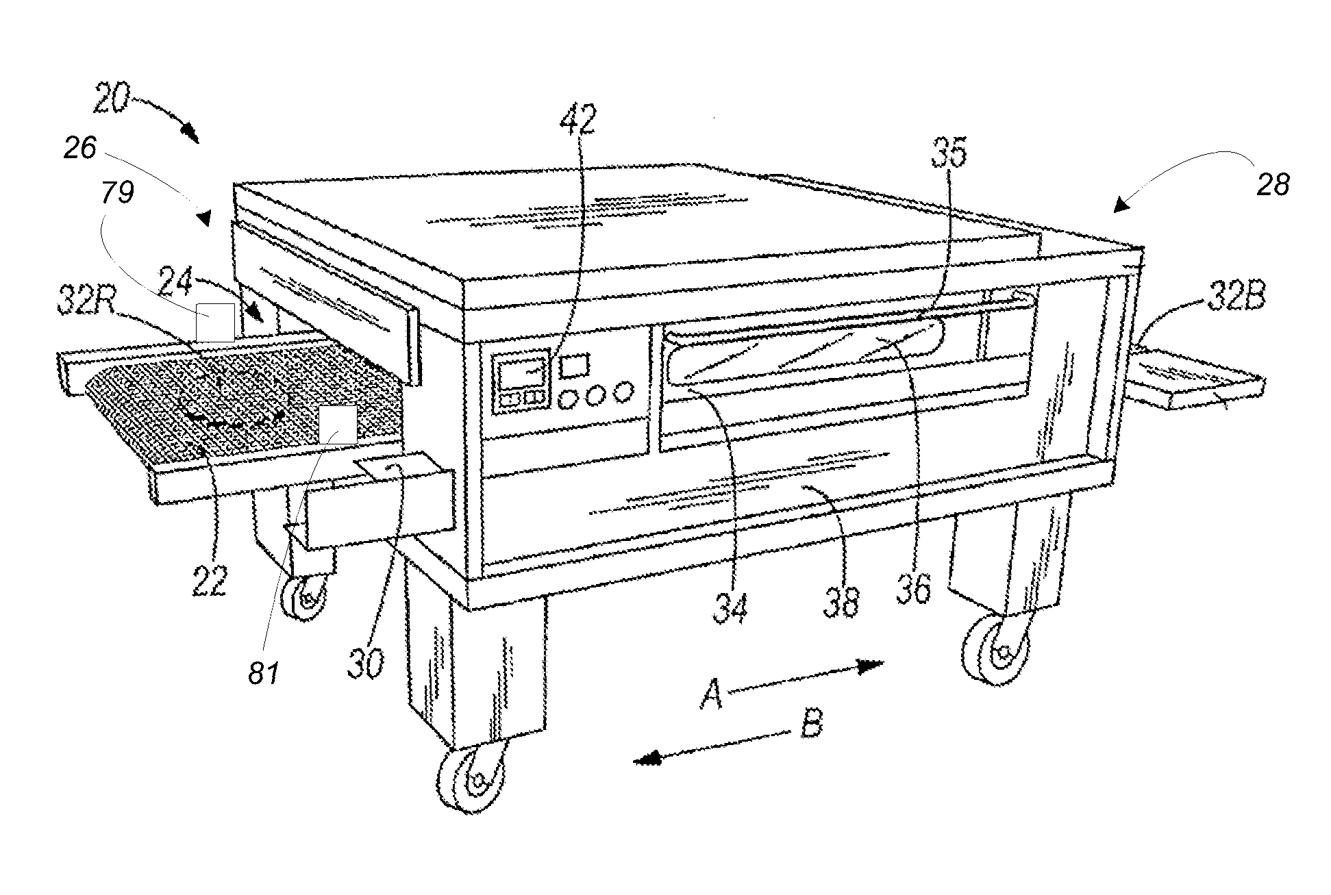 Conveyor oven apparatus and method