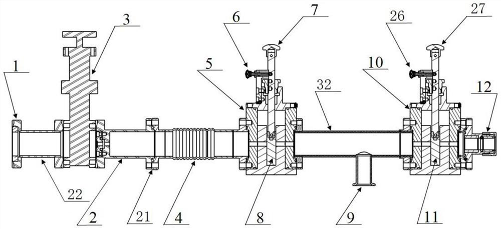 Vacuum dynamic sealing mechanism for soft X-ray collimation and flux adjustment