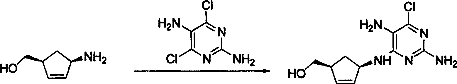 A method for preparing optics pure abacavir