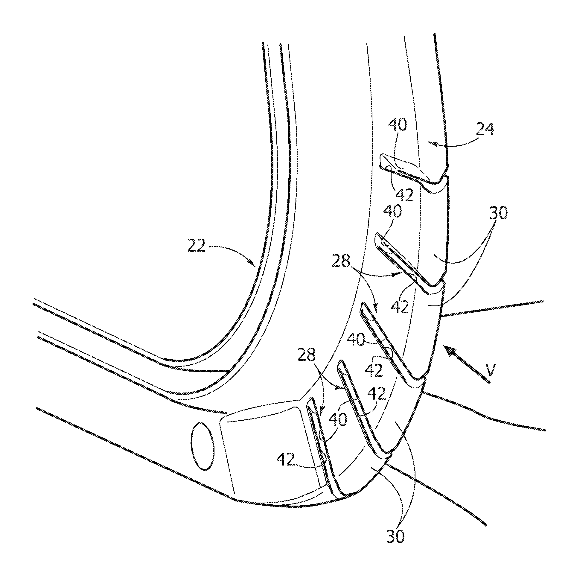 Chair with tilting backrest