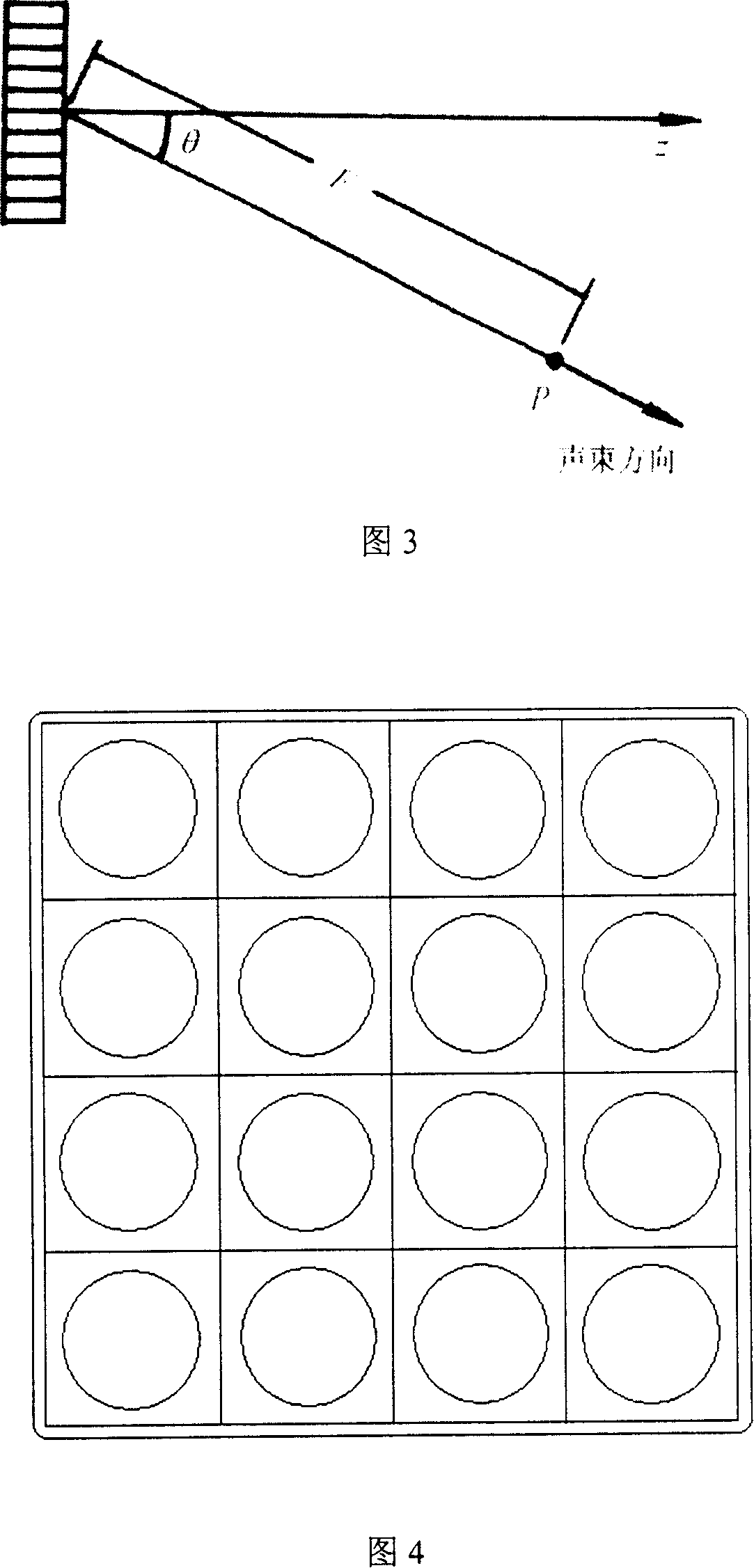 Down-hole forward looking phase controlled sound wave imaging method and imaging device