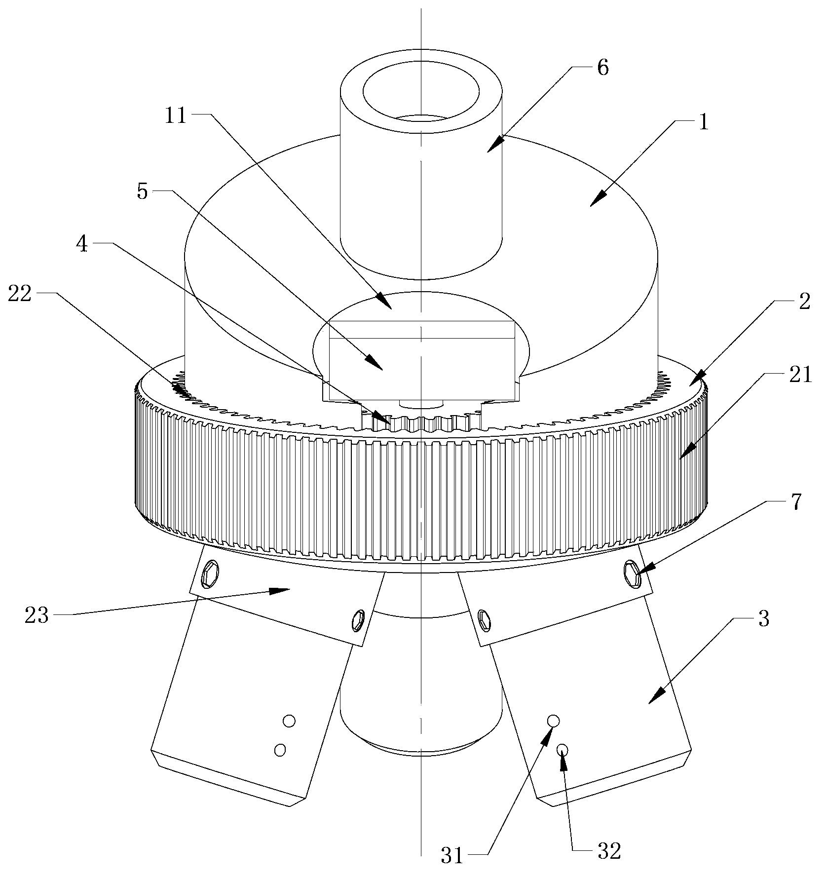 Laser 3D (three-dimensional) printing device with multiple inkjet heads