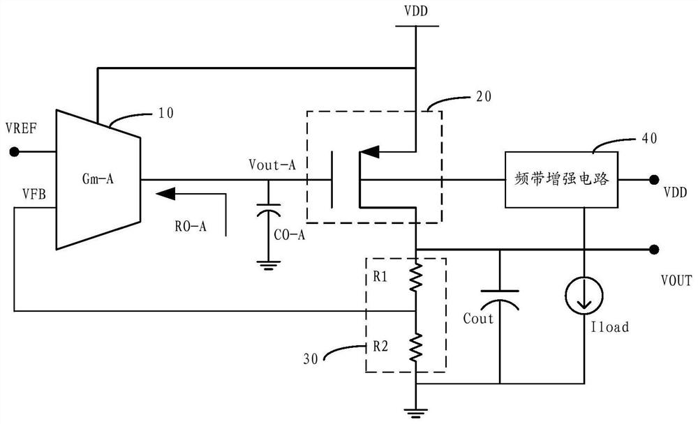 A low quiescent current high psrr low dropout linear voltage regulator circuit