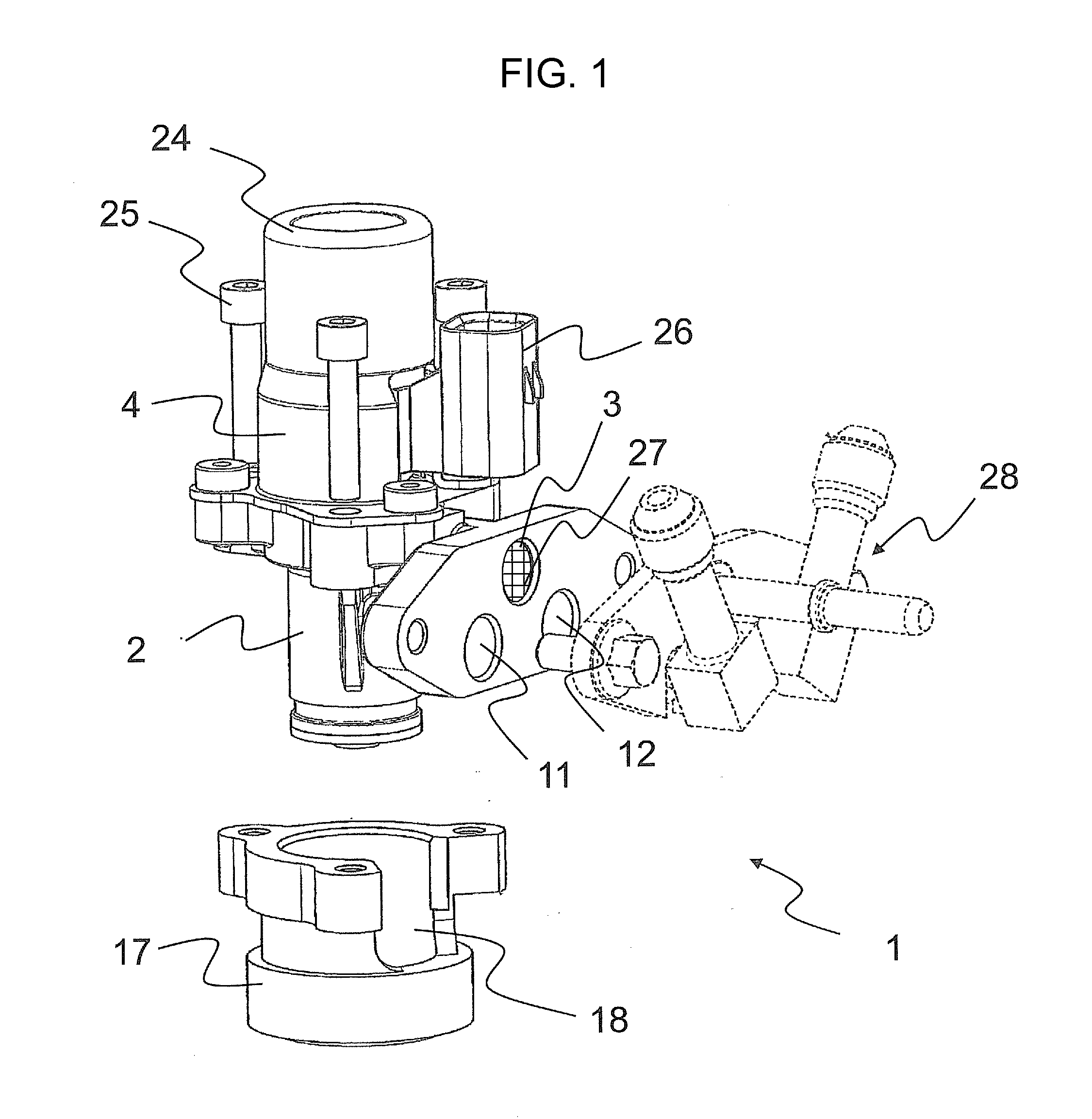 Injector for a urea-water solution