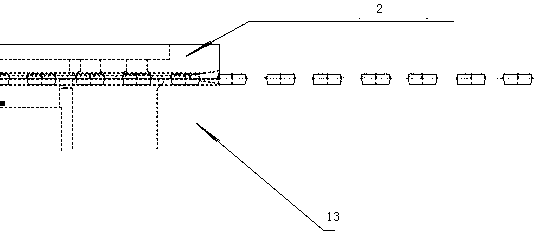 Punching forming die of high-density packaged SOT type lead frame and using method thereof