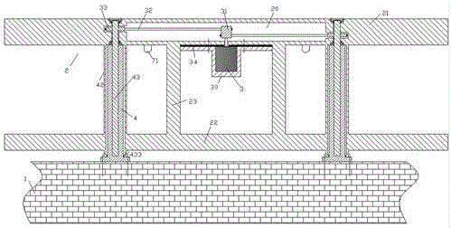 Novel guardrail structure applicable to bridge