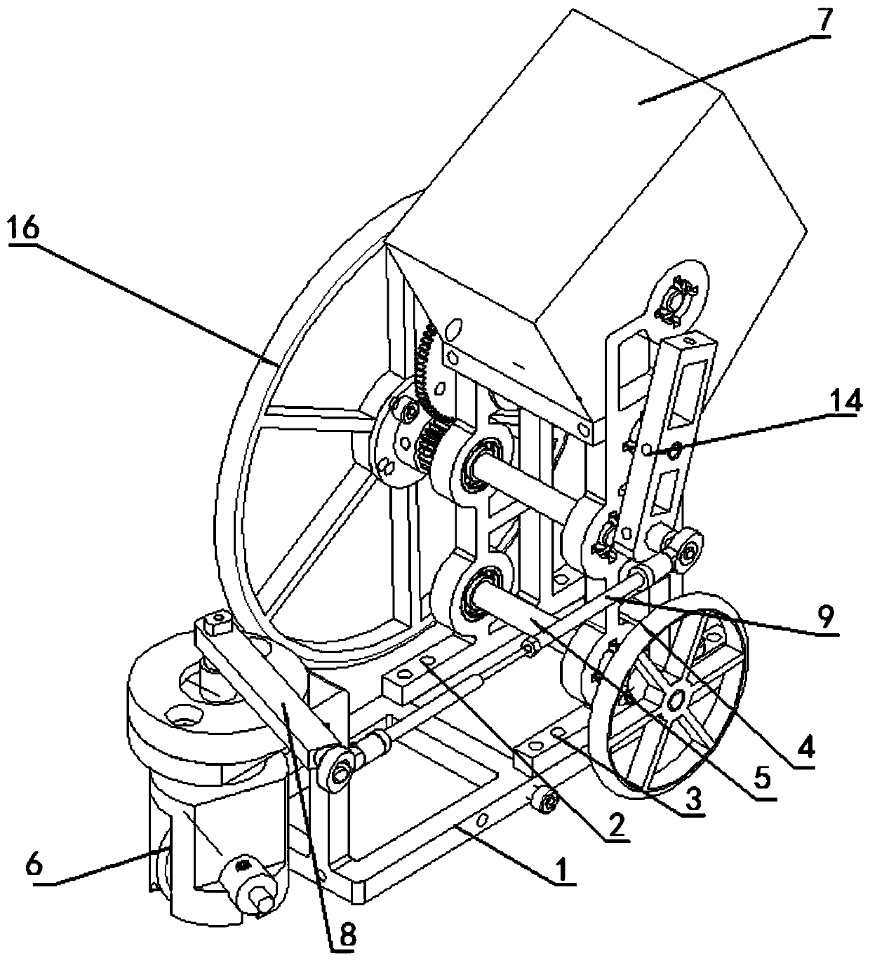 Clockwork trolley with variable track