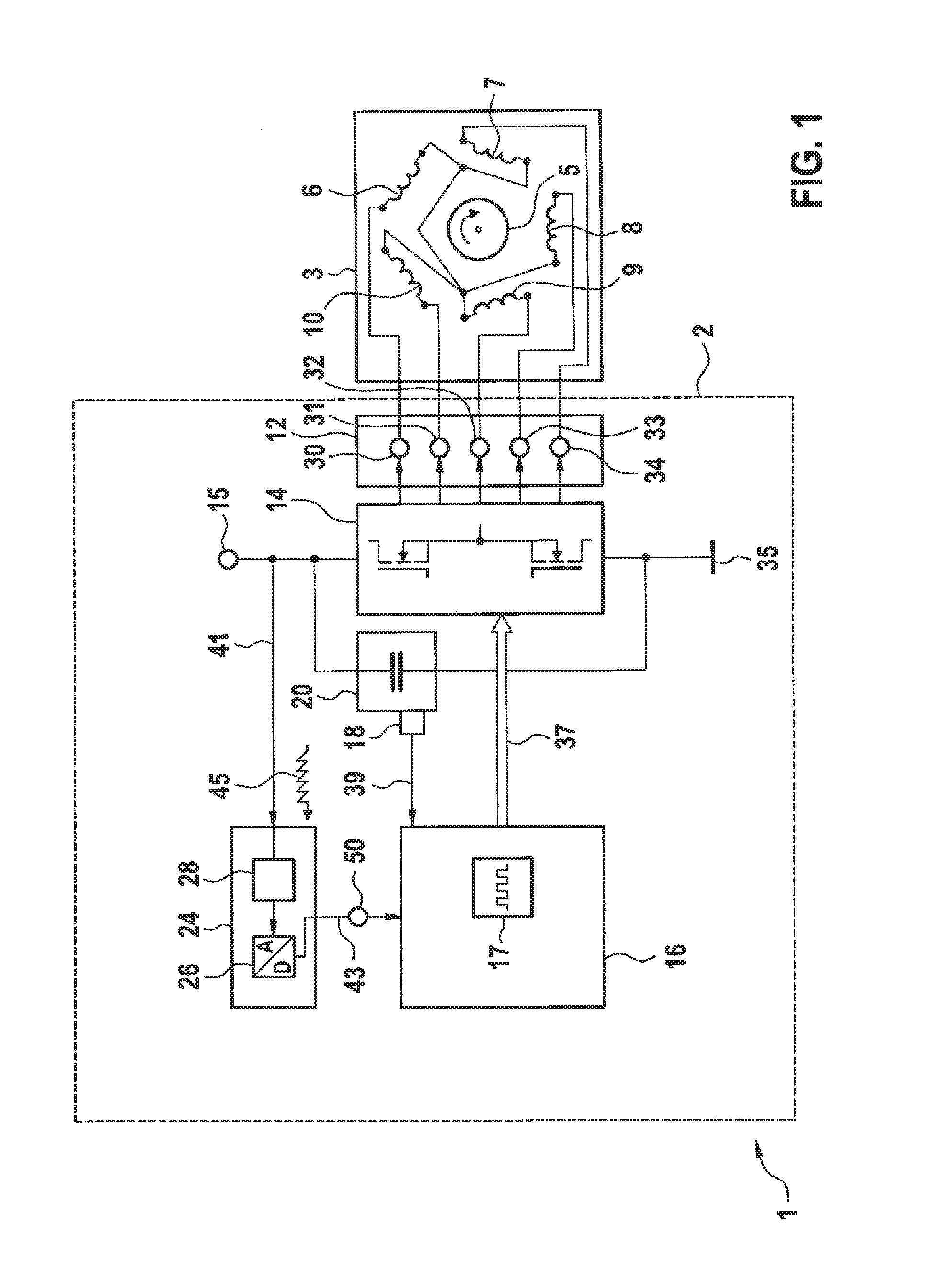Control unit for an electric machine
