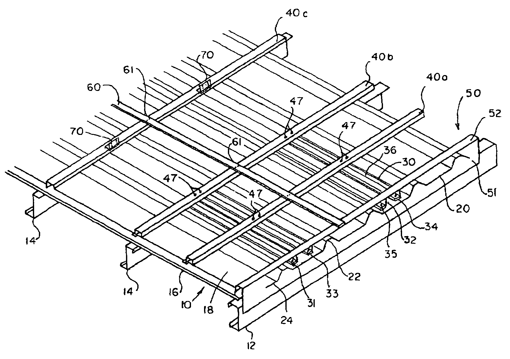 Retrofit framing system for metal roof