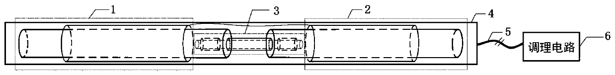 A Broadband Composite Magnetic Sensor