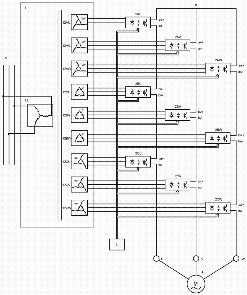 Power Unit Control Circuit of High Voltage Frequency Converter