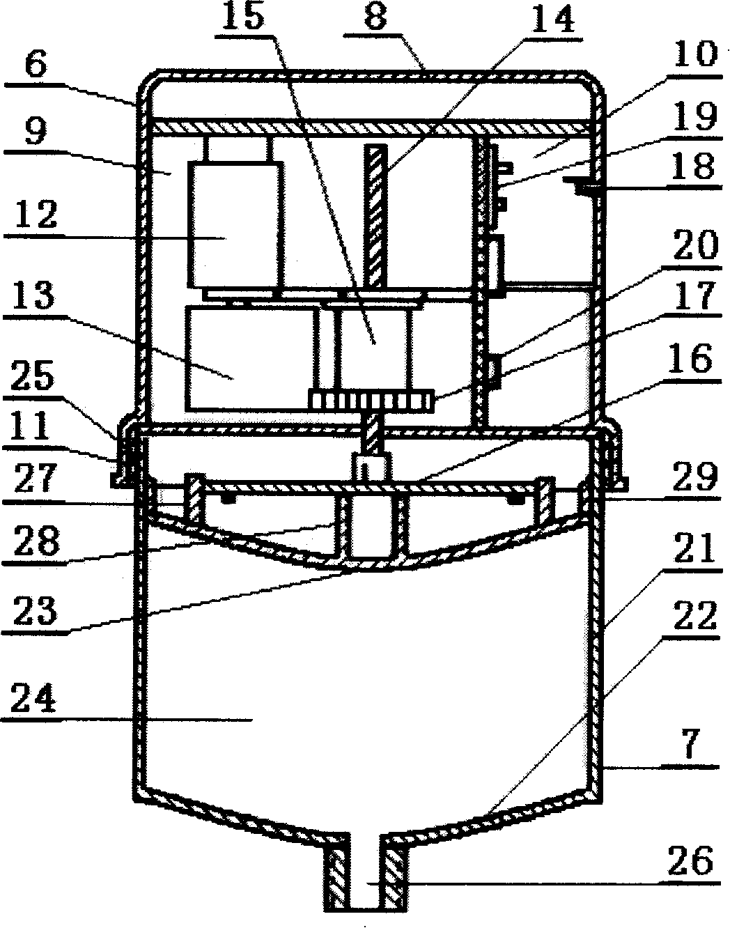 Distributed automatic lubricating system