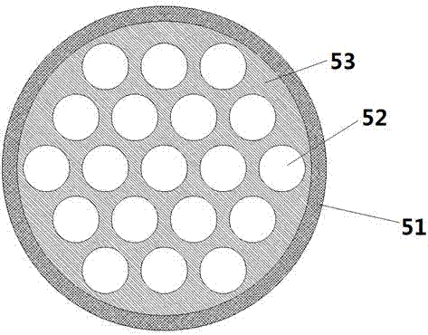 Variable-length and condensable porous heat exchanger with flow stabilizing devices