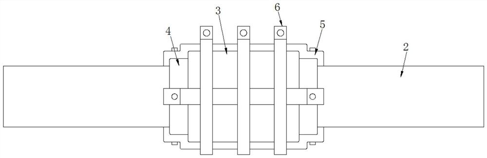 Anti-falling sealing structure for joint of ductile cast iron pipe