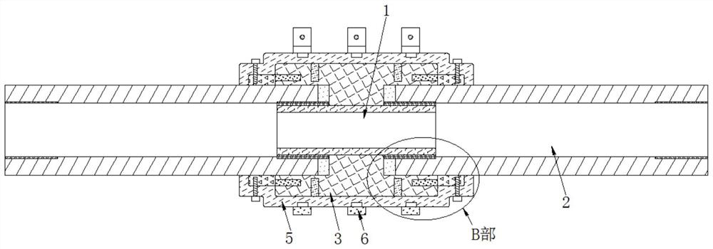 Anti-falling sealing structure for joint of ductile cast iron pipe