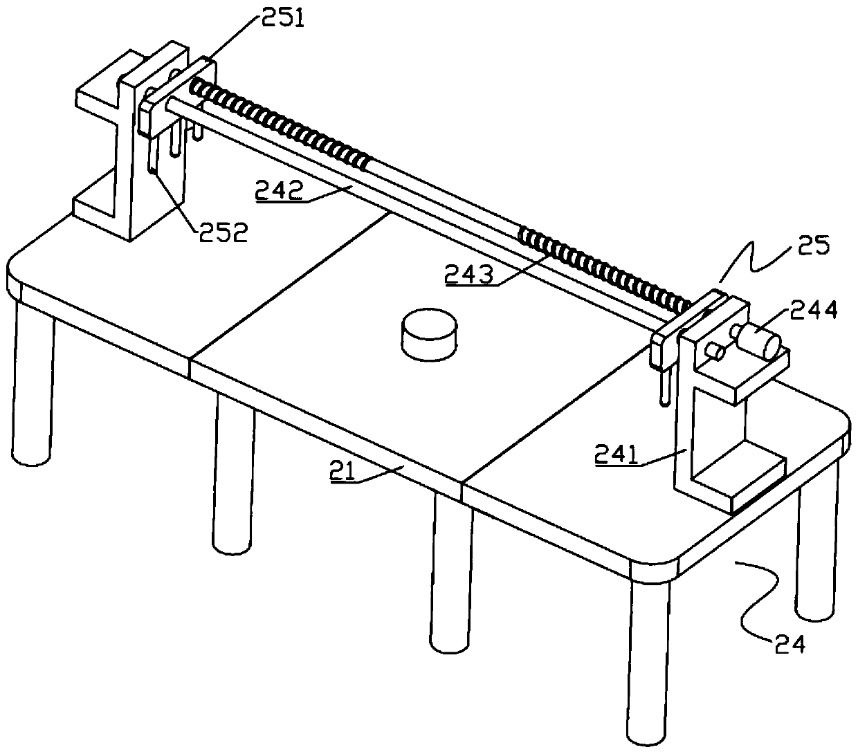 Device for sorting large and small-size packaging boxes for packaging
