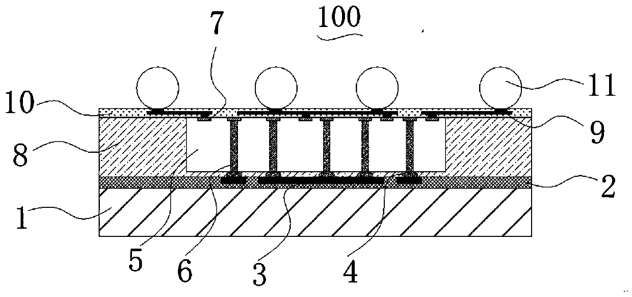 Fan-out type packaging piece and manufacturing method thereof