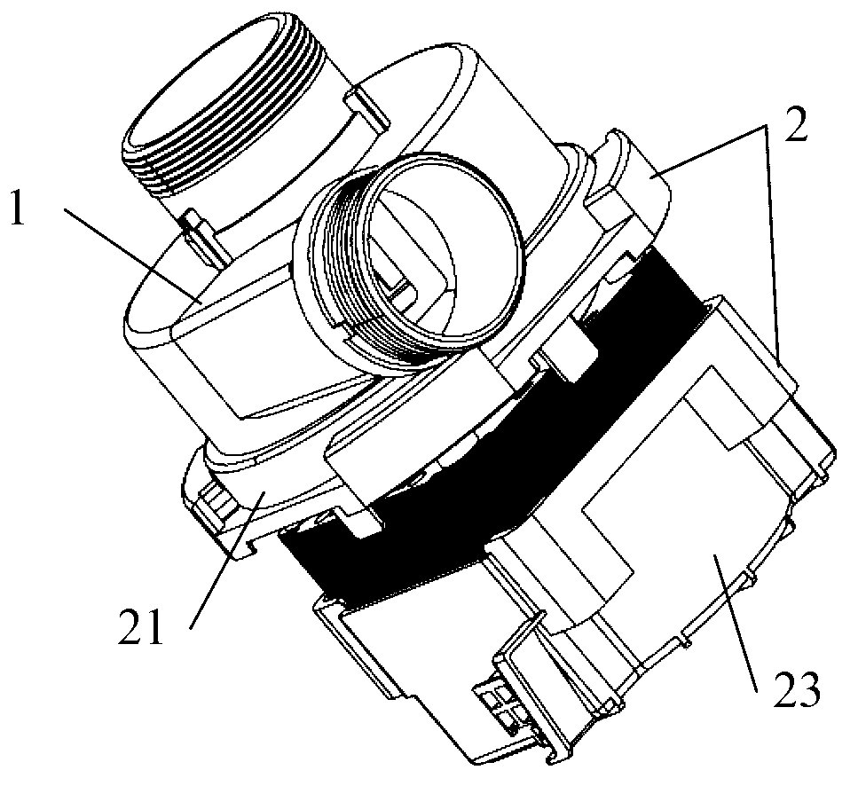 Draining pump