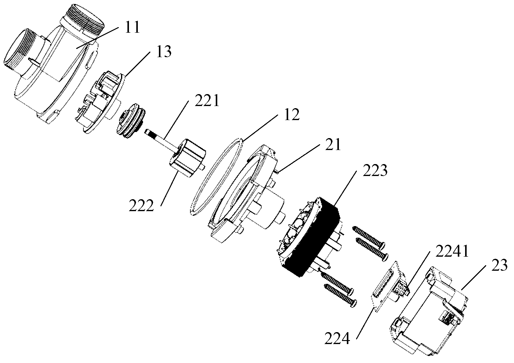 Draining pump