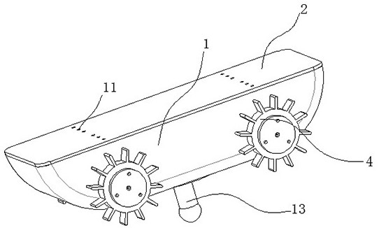 A sma-based inspection four-wheel drive vehicle