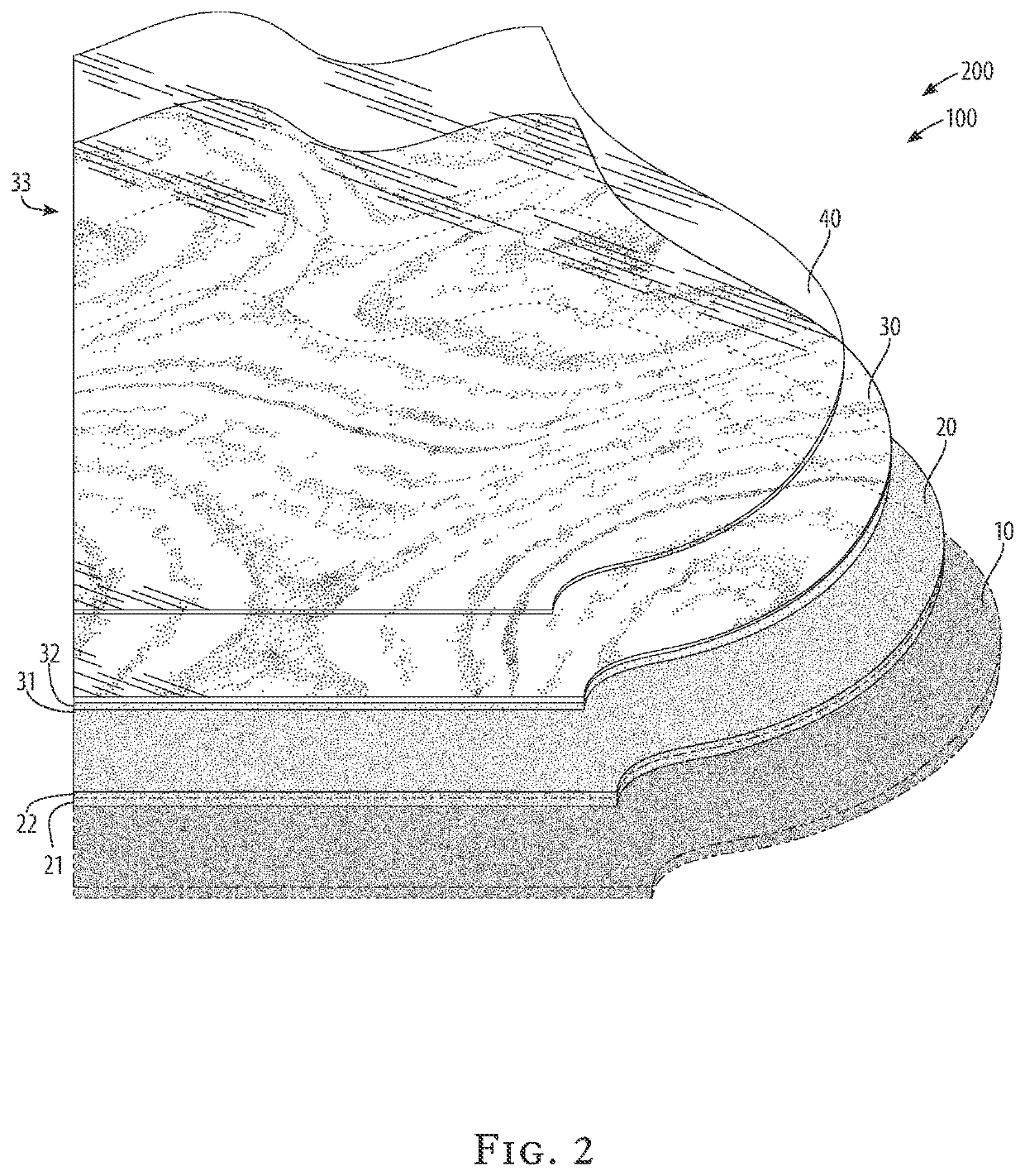 Glueless dustless composite flooring material system