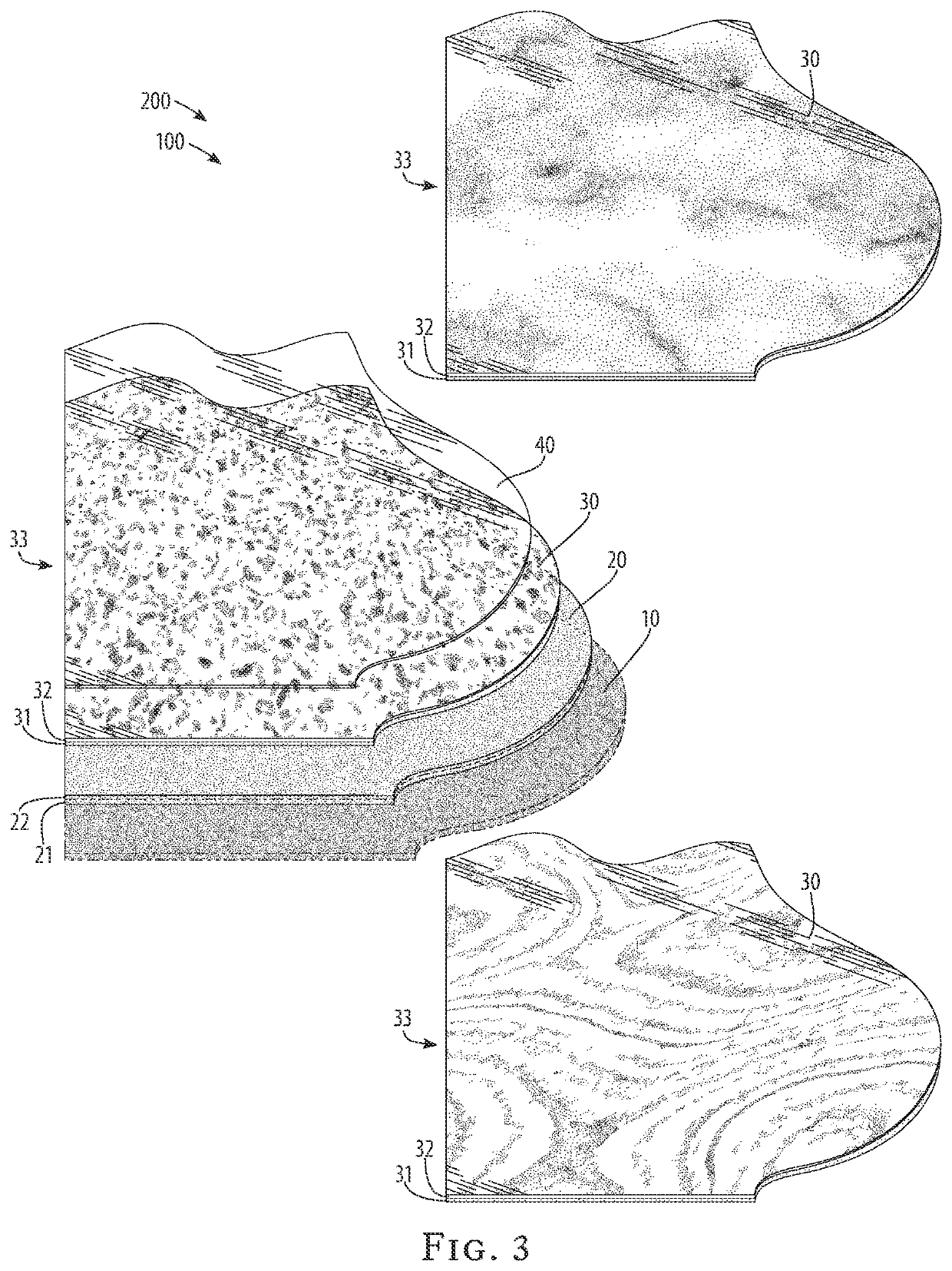 Glueless dustless composite flooring material system