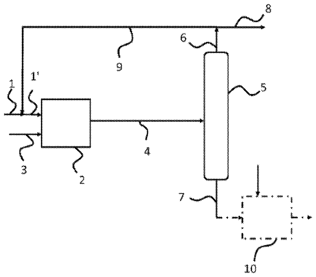 Method for sweetening an olefinic petrol of sulphide-type compounds