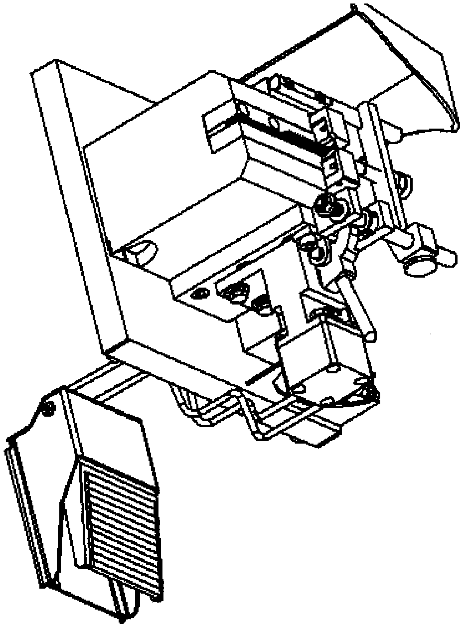 Cut-off machine for plastic row pins