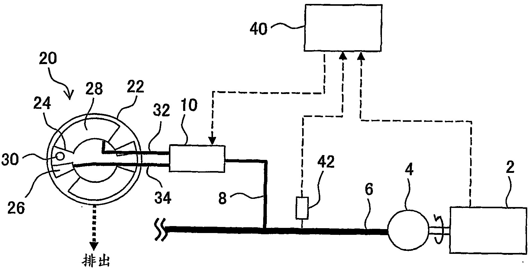 Hydraulic system control device and valve timing control device