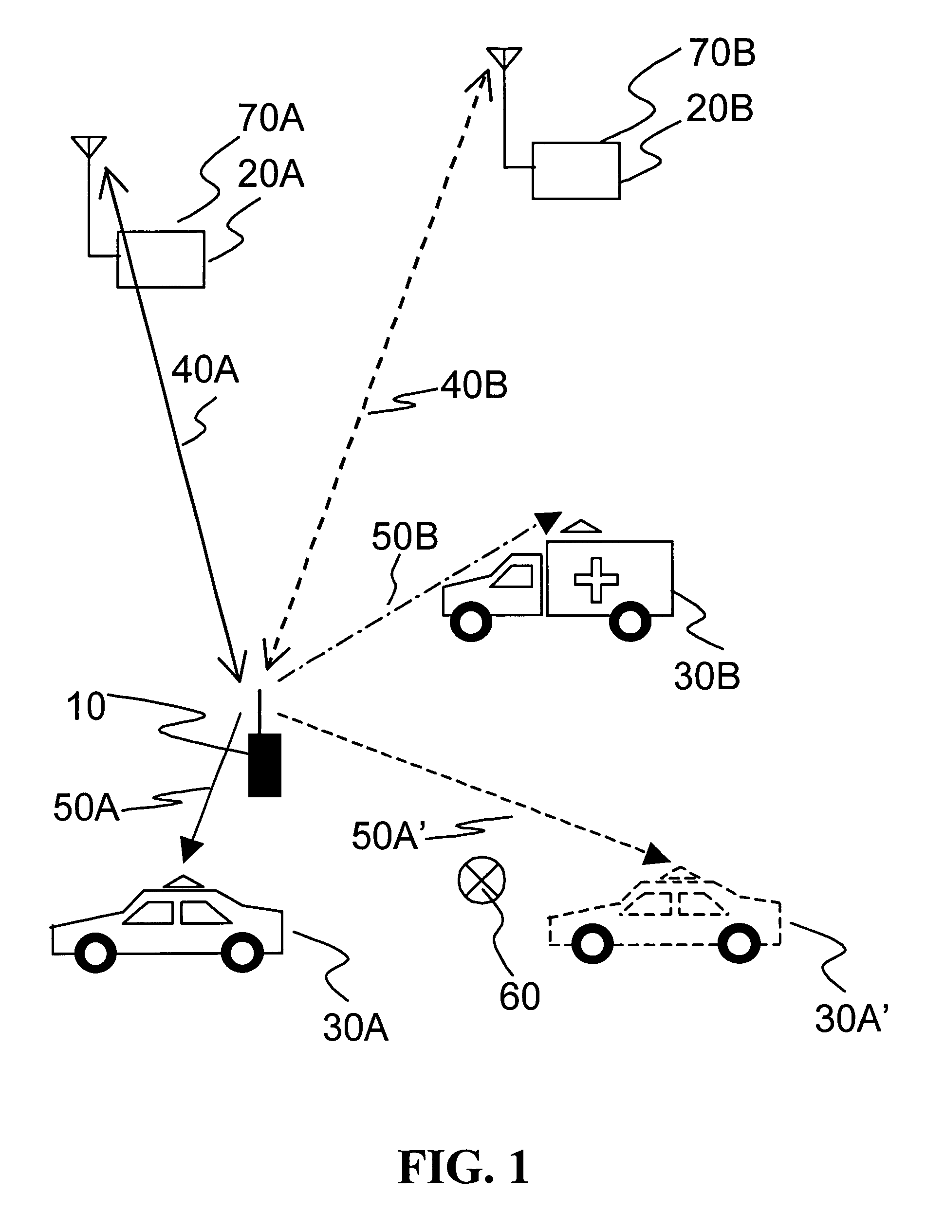 Method and system for determining a location of a wireless transmitting device and guiding the search for the same