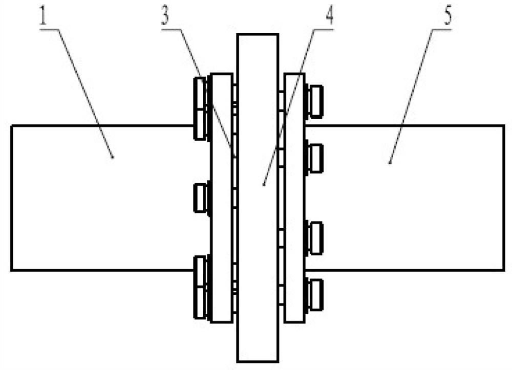 Cabin penetrating pipeline structure