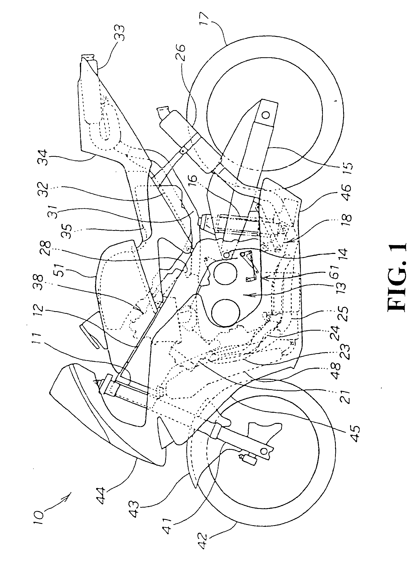 Transmission control device of motorcycle