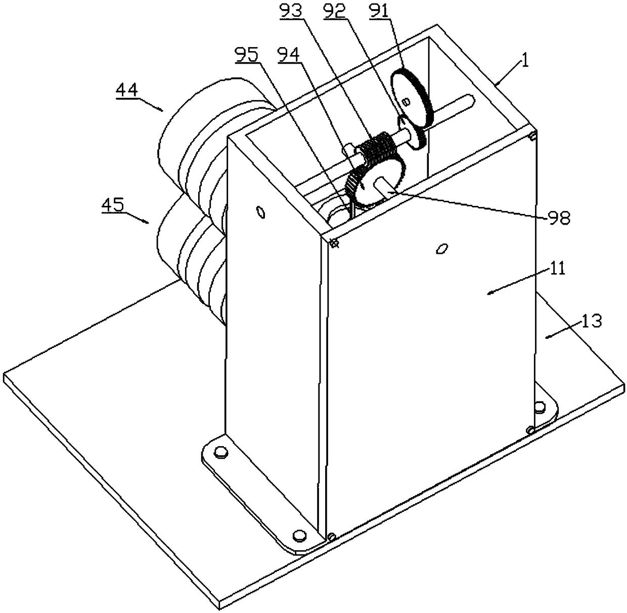 Guiding device for crimp connection of automobile wire harnesses