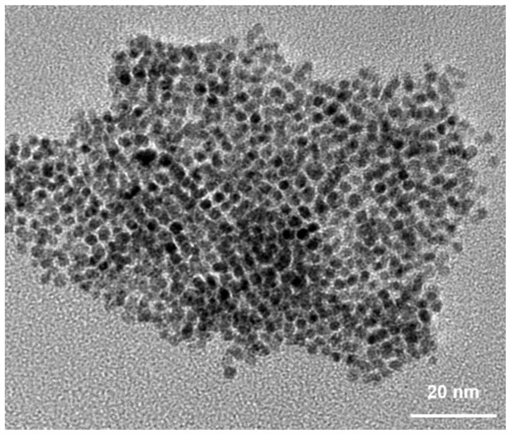 A kind of synthetic method of small particle size platinum-rhodium nanocrystal