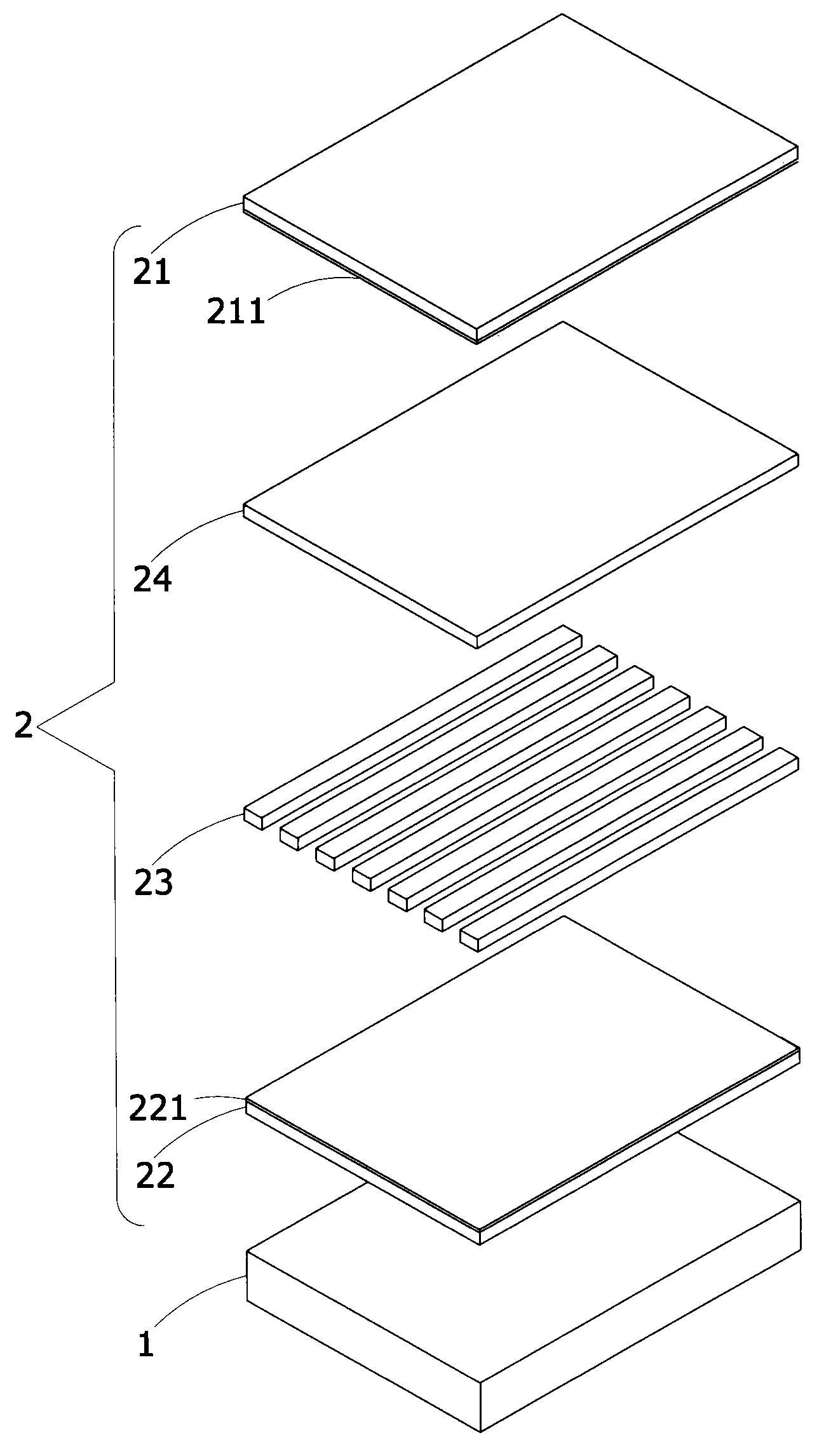 2D/3D(2 dimensional/3 dimensional) image switching display device