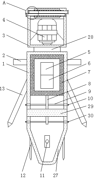 Humidity sensor for soil detection