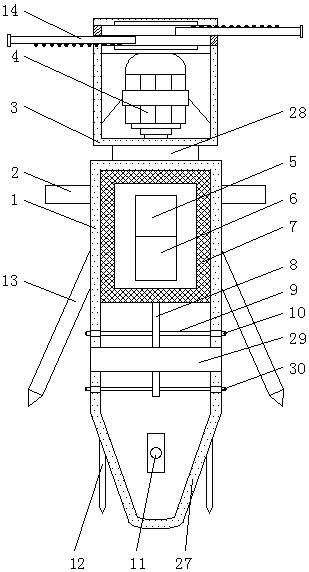 Humidity sensor for soil detection