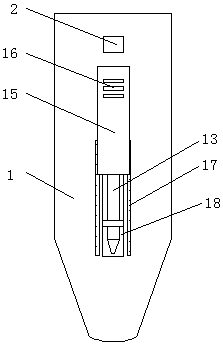 Humidity sensor for soil detection