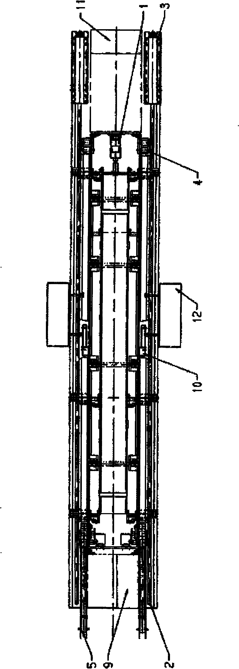 Collective doffing device of ring yarn spinning frame