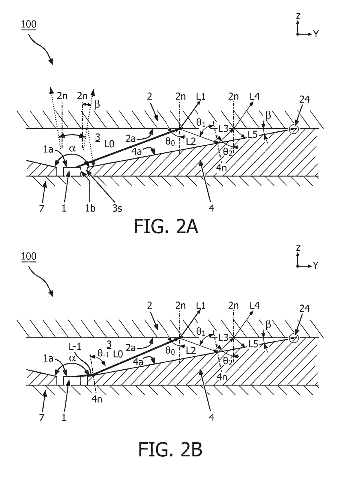 Lighting device for coupling light from a light source into a light guide plate
