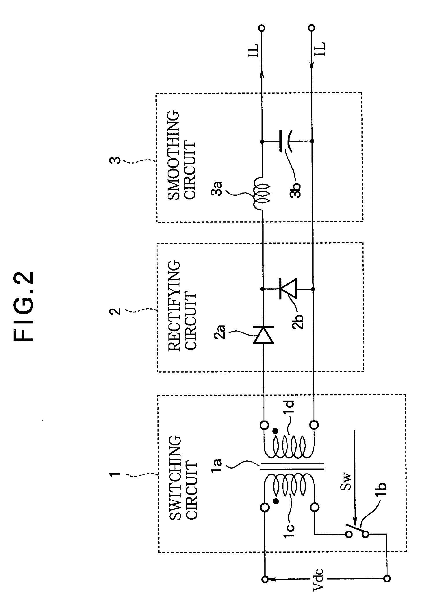 Constant current switching power supply apparatus, method of driving it, light source driving apparatus, method of driving it, and image display apparatus