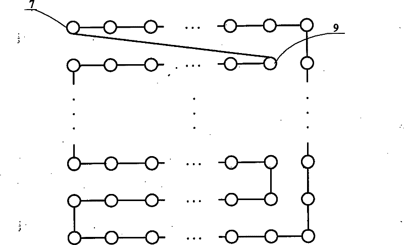 Method for constructing network on three-dimensional chip