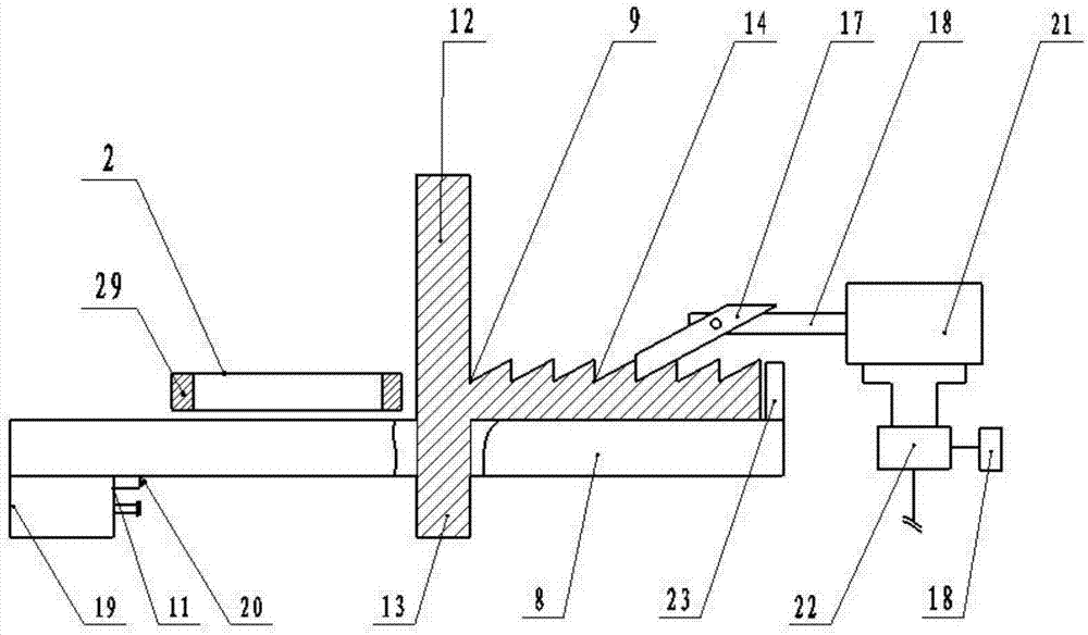 Efficient transmission device for underground coal mining