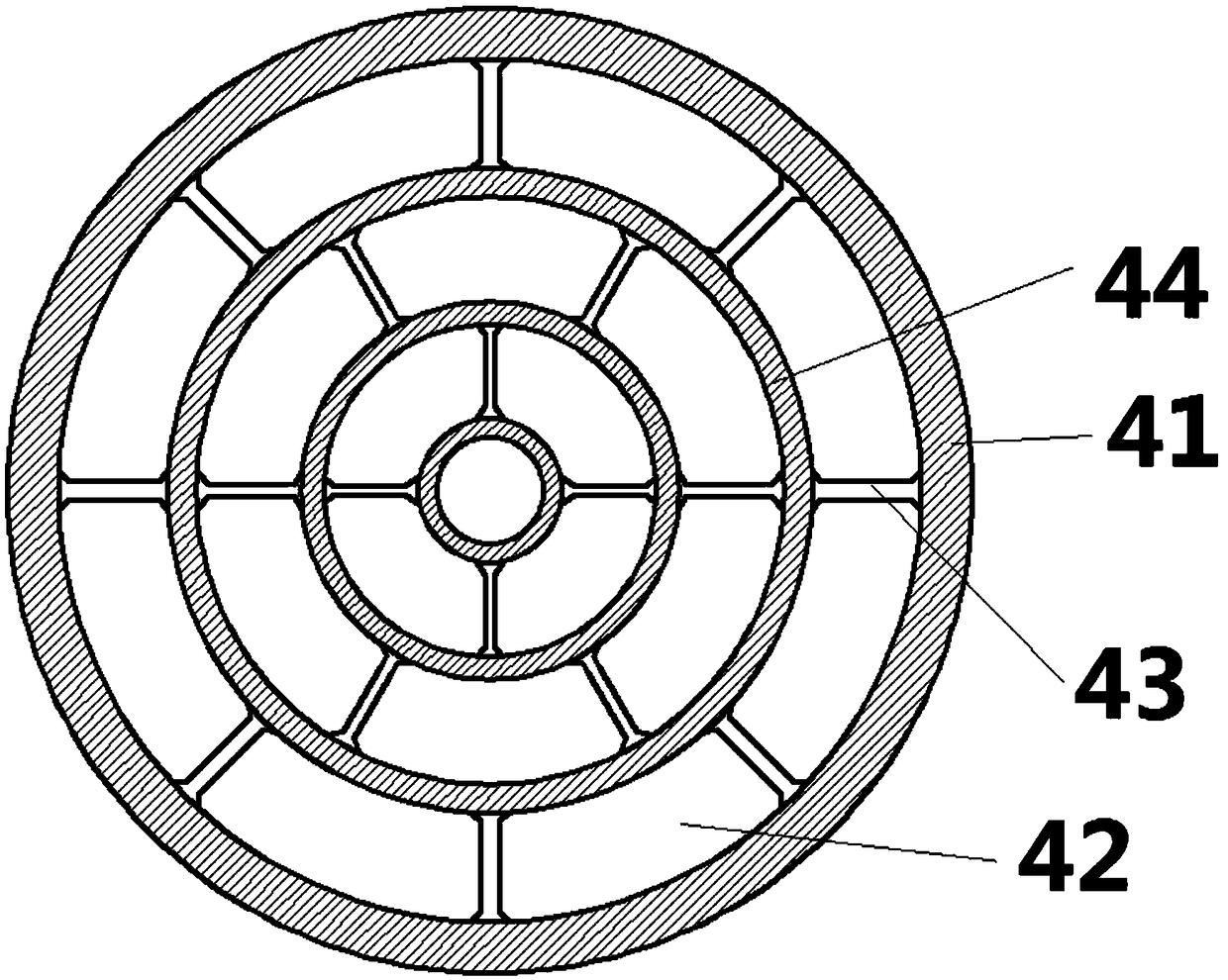 Loop Heat Pipe with Annular Divider with Varying Hydraulic Diameter