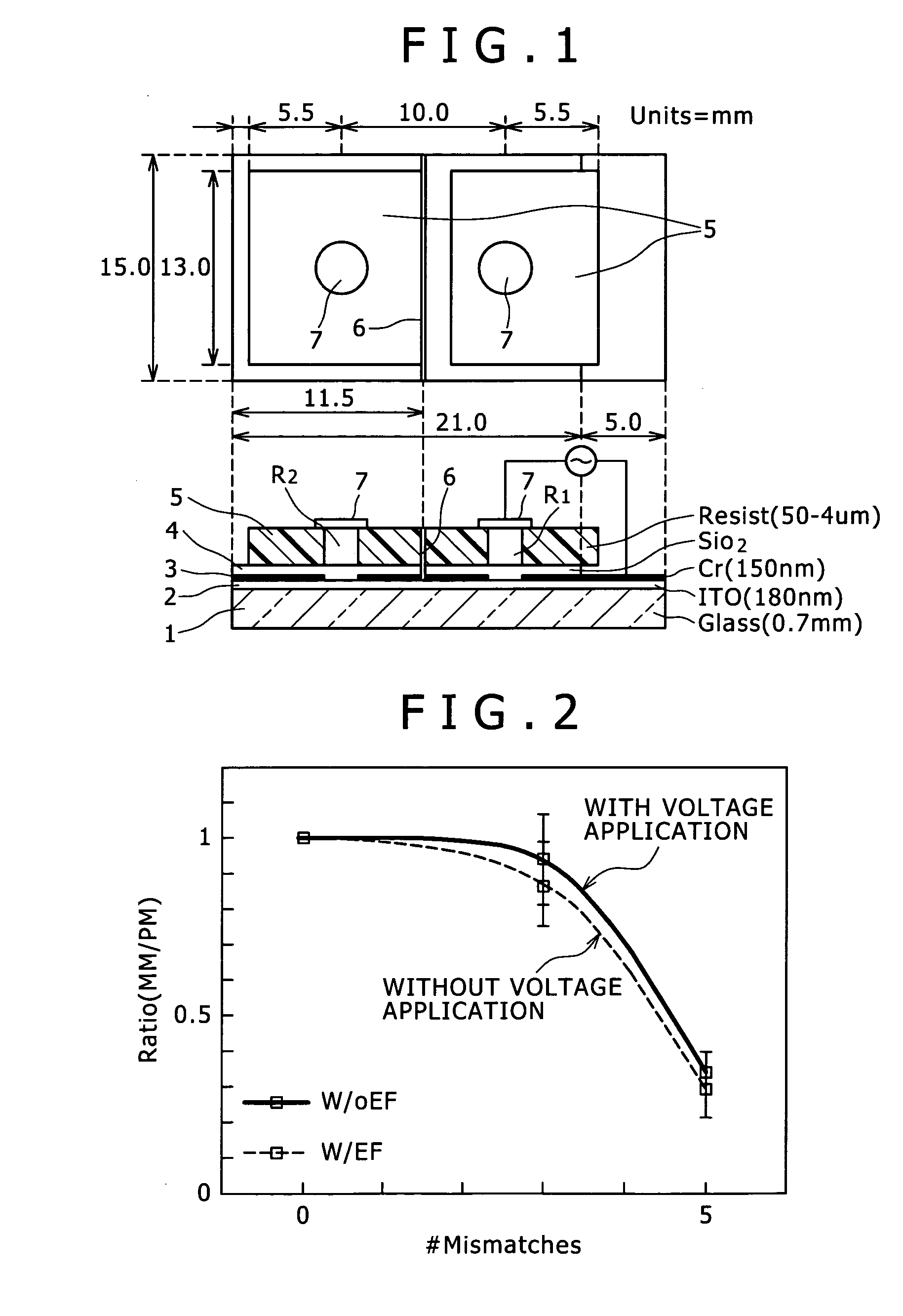 System and method for detecting interaction between substances by superimposingly applying sinusoidal voltage