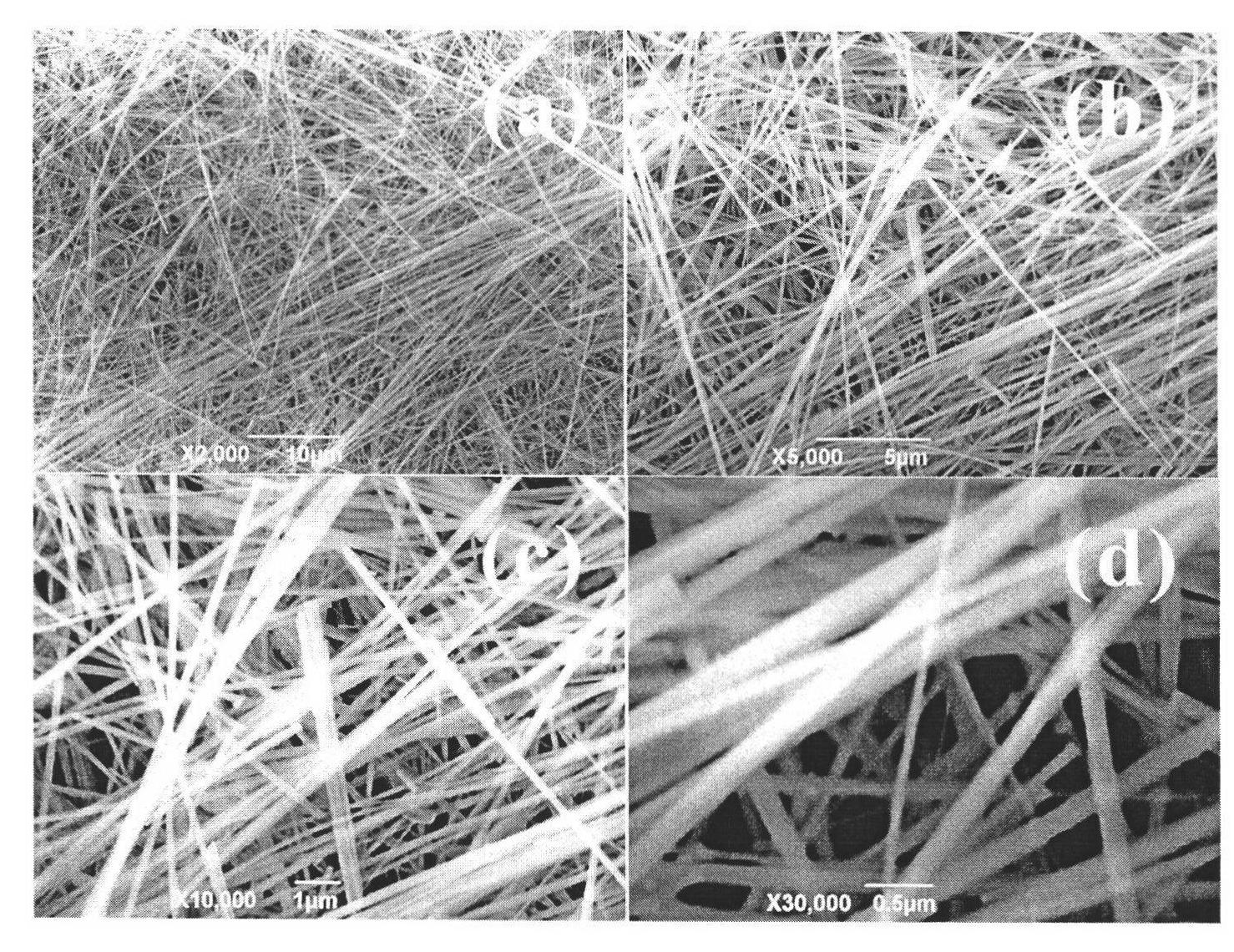 Calcium germinate nanowire and preparation method thereof