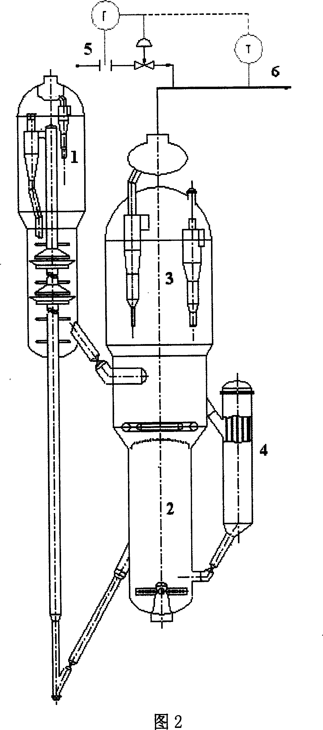 Regeneration technique for fumes and gas flue in imperfect combustion