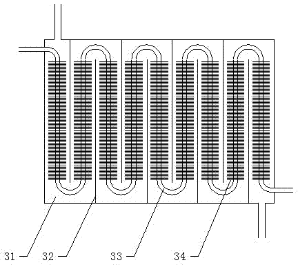 Backflushing type heat exchange system with water pressure and temperature detecting function